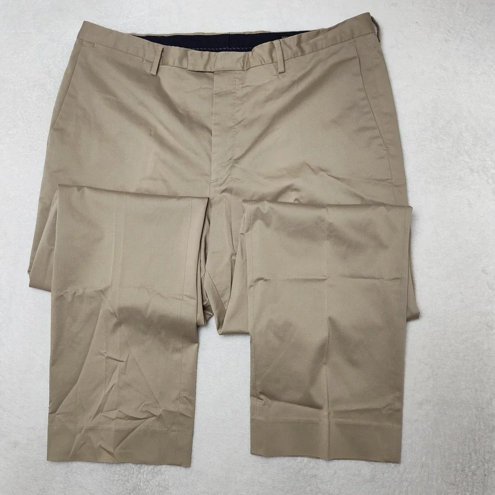 Banana Republic Pants Mens 38x32 Beige Chino Slim Manteco Cotton Spandex Canvas‎
